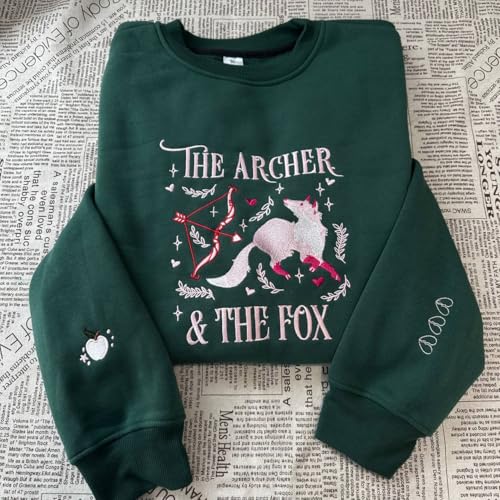 Once Upon A Broken Heart Embroidered Sweater, OUABH Shirt, The Ballad of Never After Shirt, Evangeline Fox Hoodie, Bookish Sweatshirt Multicolor4