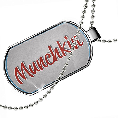 NEONBLOND Dogtag Munchkin, Cat Breed United States Dog Tags Necklace
