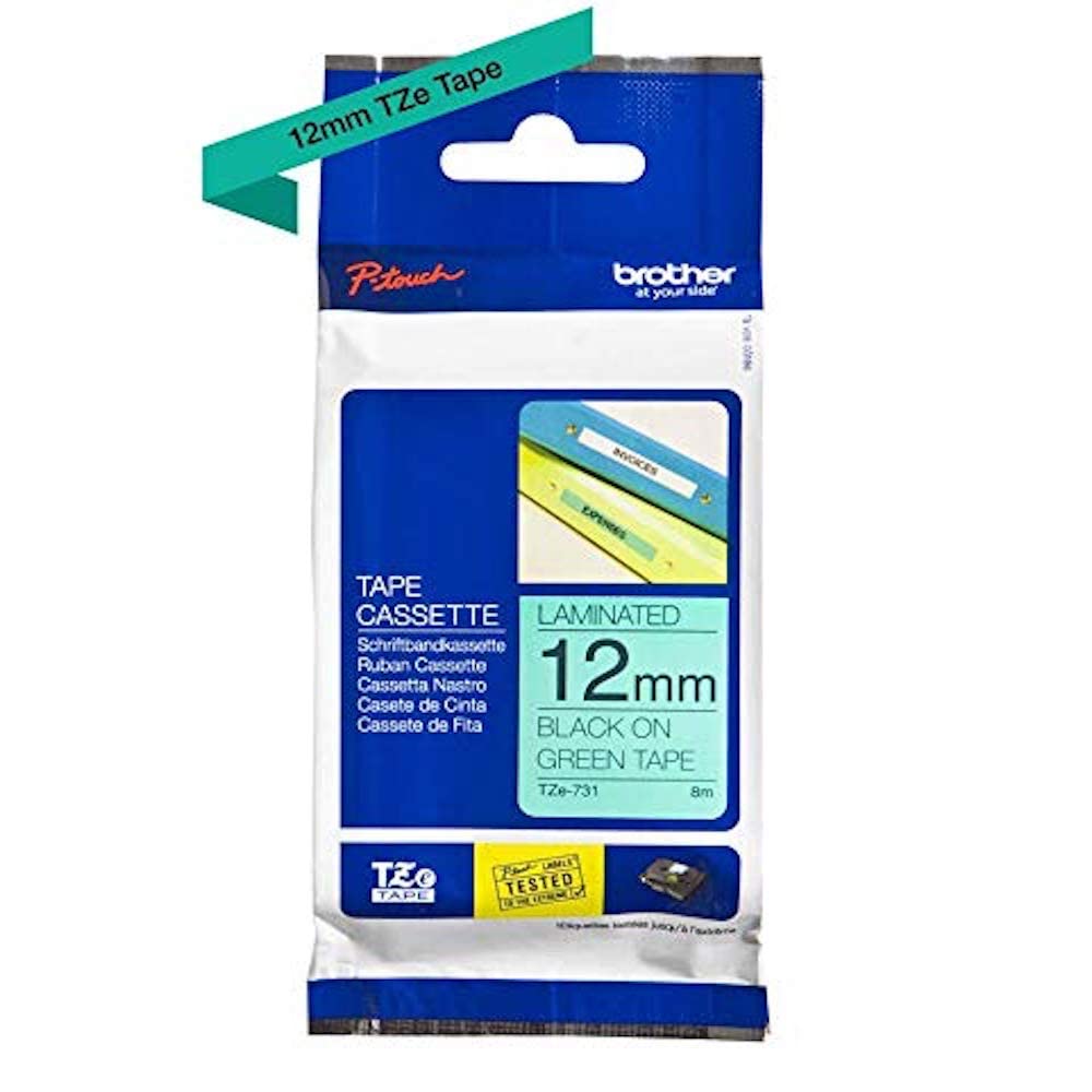 Brother TZe-243 Labelling Tape Cassette, Blue on White, 18 mm (W) x 8 m (L), Laminated, Brother Genuine Supplies — view 17