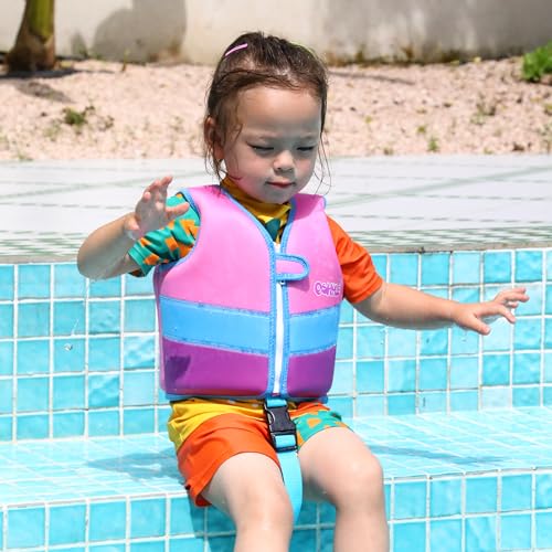 Image of Toddler Swim Vest, Neoprene Trainer with Adjustable Straps and Crotch Strap