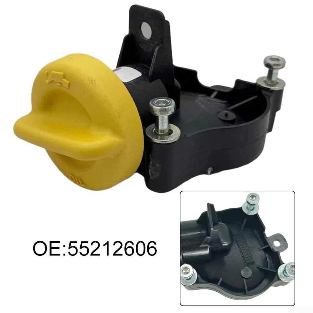OEM 55212606 Tappo di riempimento dell'olio per Jeep per Cherokee 2.0L Diesel 2014-2018 per Jeep per Renegade 1.6L 2.0L per Diesel 2014-2023 per Jeep Compass 2020-2024 per Fiat Freemont 2.0L 2011-2015