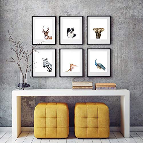 Okyaios 5X7 Black Picture Frame Set Of 4,Display Pictures 4X6 With Mat Or 5X7 Without Mat,Multi Photo Frames Collage For Wall Or Tabletop Display #TOP5