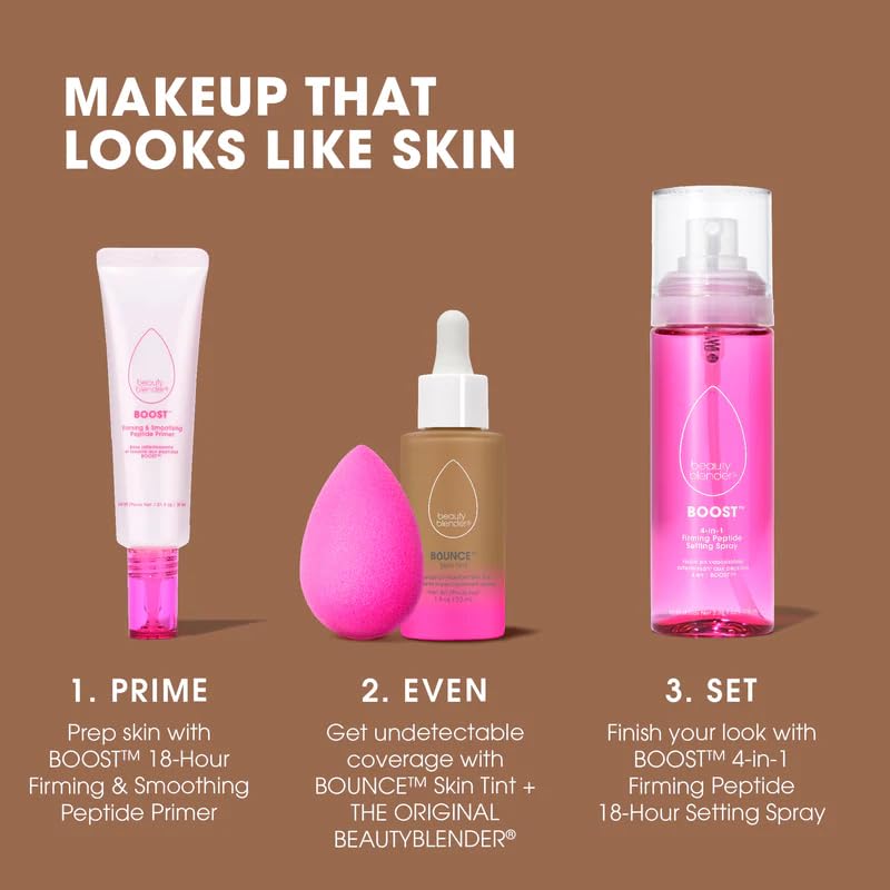 Beautyblender 12-Hour Always on Radiant Skin Tint, Breathable Serum Foundation Stays Put for All Day Long Wear, Infused with Hyaluronic Acid & Niacinamide, Tan 1 - Image 8