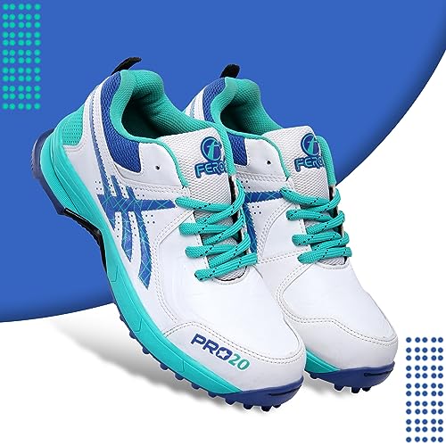 Image of FEROC PRO Strike Rubber Stud Cricket Shoes
