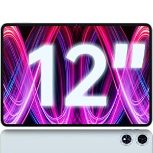 TECLAST Tablet 12 Pulgadas 90Hz T60Plus Android 14 Tableta 2K, Doble SIM 4G LTE, 2.0Ghz MTK G88 Octa-Core, 2000×1200 IPS/16GB RAM+128GB ROM(TF 4TB) 8000mAh/5G WiFi/BT5.2/13MP/Widevine L1/OTG/GPS-2025