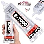 B7000 Super Glue,110ml/3.7oz (1 Pack) Multi Functional Glue Transparent Paste Adhesive Multi-Function Repair Glues Suitable for Phone Jewelry Glass Wood Metal Fabric (110ML-1pcs)