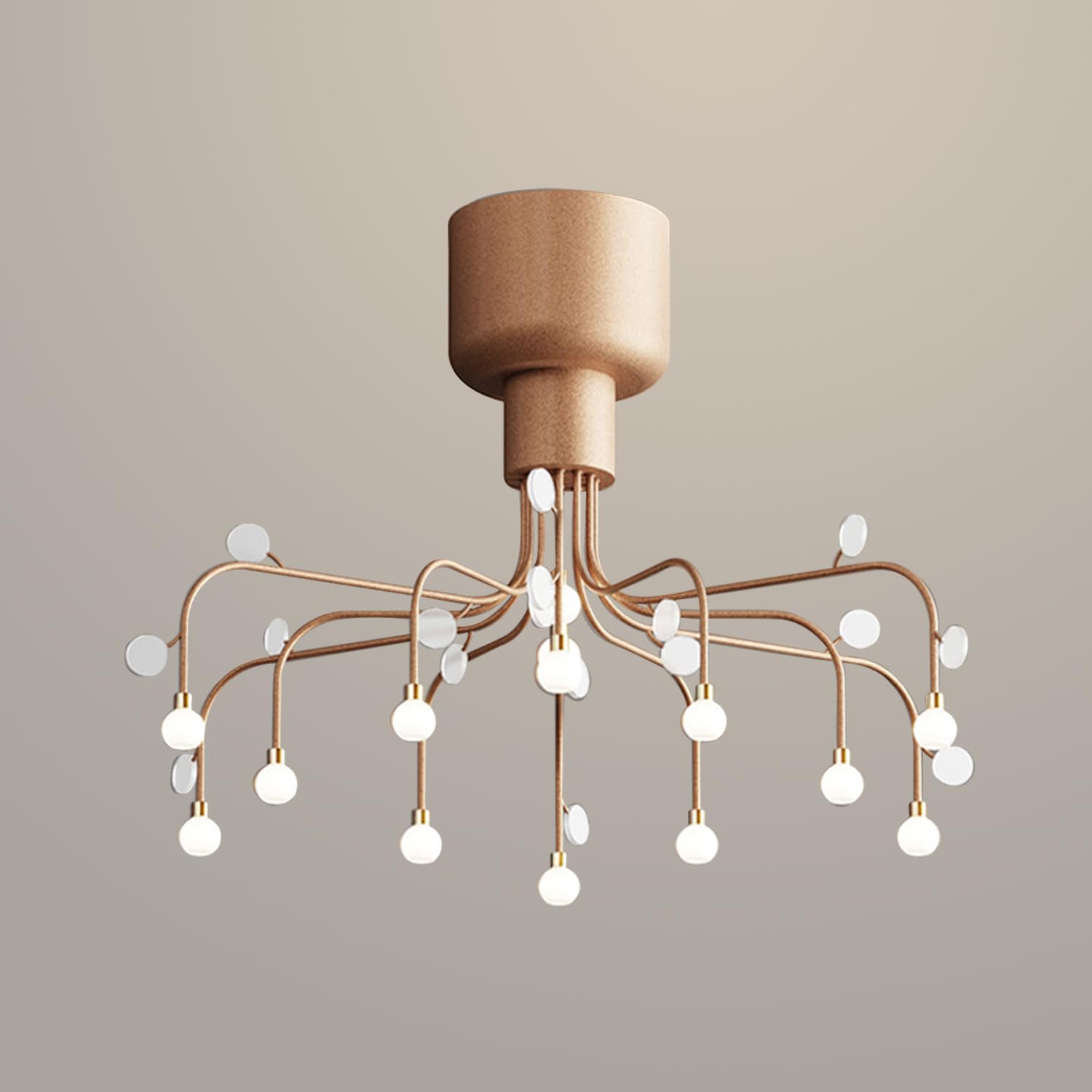 HXYSXHJUO Firework Chandelier Ceiling Light LED Close to Lamp Modern Living Room Lighting Fixture Sputnik Chandeliers Boho Pendant Lights for Bedroom Dining