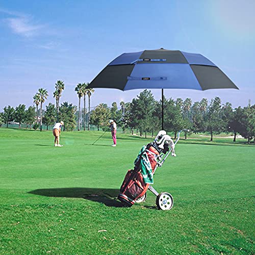 Image of G4Free 62 inch Portable Golf Umbrella Automatic Open Large Oversize Vented Double Canopy Windproof Waterproof Sport Umbrellas