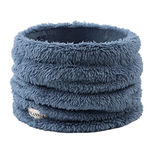 Image of JANGANNSA Fleece Kids Scarf - Warm Winter & Autumn Neck Warmer for Boys & Girls 1-6Y