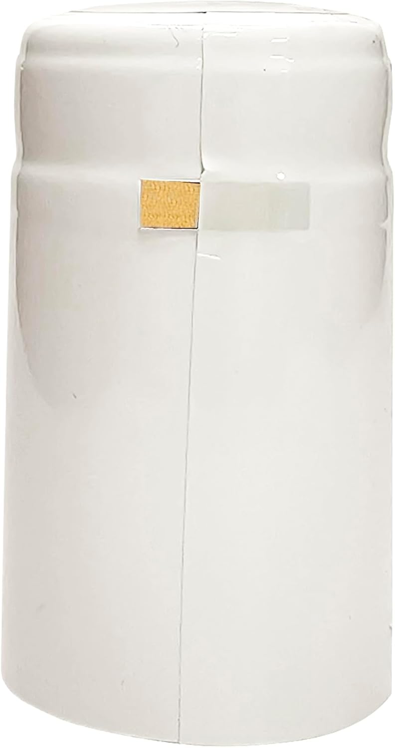 White PVC Shrink Capsules-500 Count