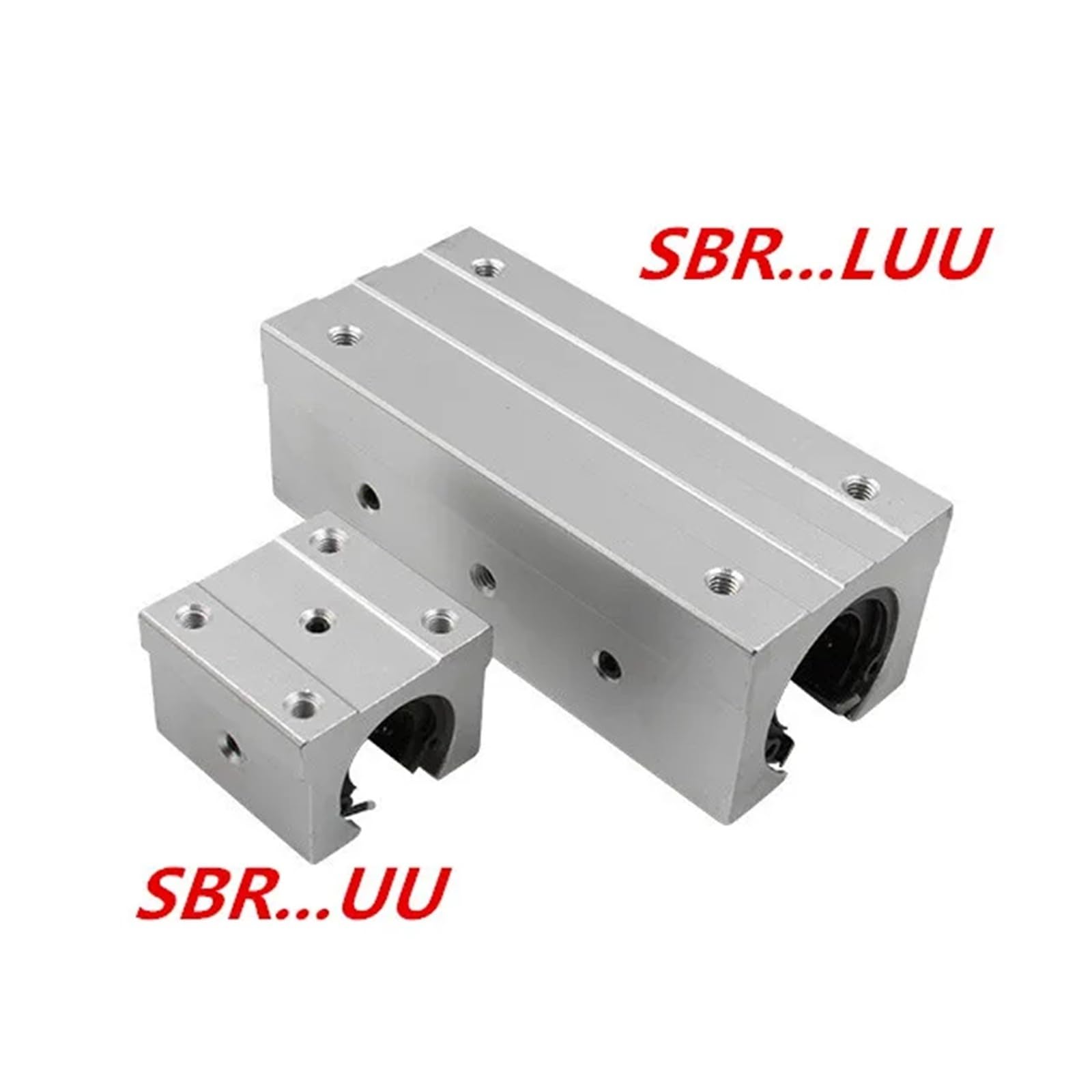2er-Set Linearführungen SBR10 SBR12 200 350 450 500 600 700 800 1500 2 Stück Linearführungen SBR12 + 4 Stück SBR12UU SBR10UU Blöcke für CNC-Teil (SBR10UU,350)