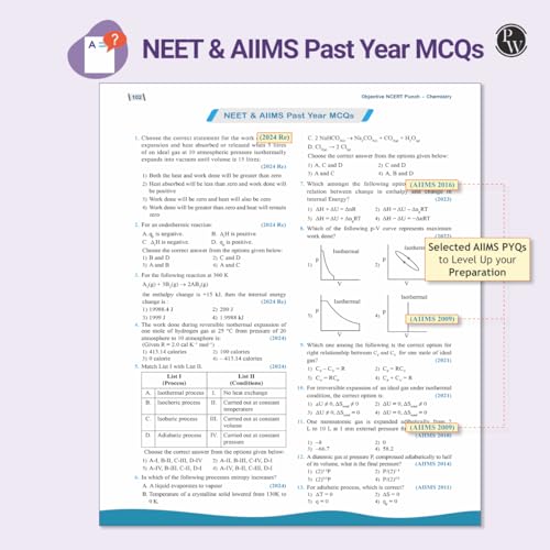 Image of PW Objective NCERT Punch 4.0 Chemistry For NEET 2026 By Pankaj Sijairya l Updated with High Order Time Intensive MCQs and AIIMS PYQs As Per 2025 NEET Paper [Paperback] Pankaj Sijairya