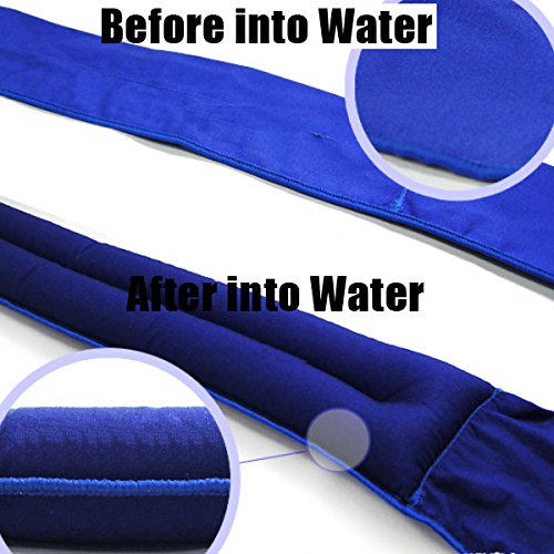 The Elixir Cooling Ice Scarf Neck Wrap Cooling Bandanna Scarf , Red Color #TOP6