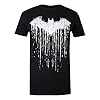 DC Comics Men's Batman Paint T Shirt, Black, XXL UK #5