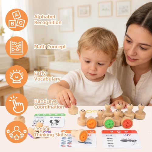 Alphabet Number Stamps for Kids - image 2