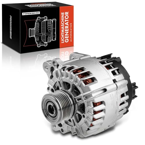 Frankberg Lichtmaschine Generator Kompatibel mit A1 8X1 8XK 8XA 8XF 2011-2018 A3 8P1 8P7 8PA 2003-2013 TT 8J3 8J9 2008-2014 Fabia 542 545 NJ3 NJ5 2010-Heute