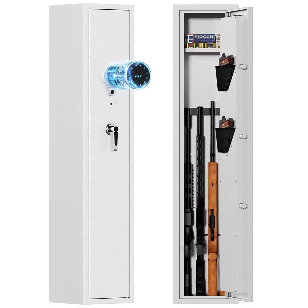 KAER 2-3 Gun Safe Cabinet with Digital Keypad for Rifles &amp; Pistols