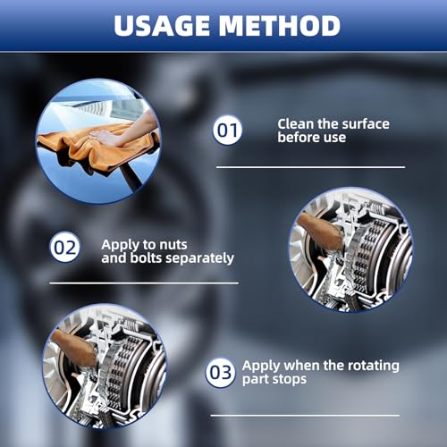 ALLONY 100g Kupferfett, Kupferpaste für Bremsen, Wasserdicht und Hochtemperaturbeständig, Micromolecular Lubricant für Verschiedene Modelle (A)