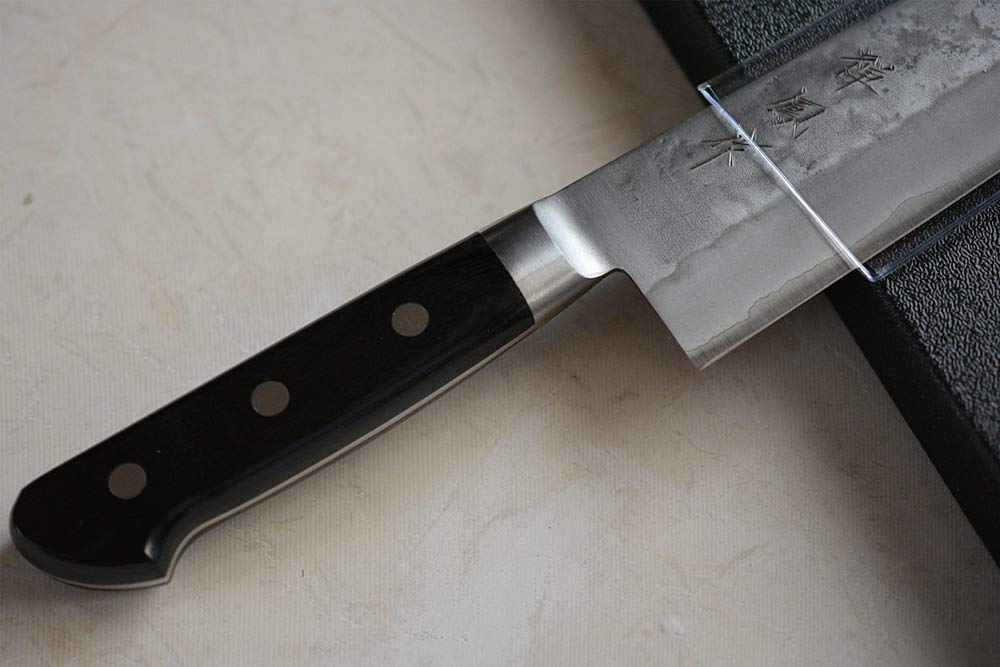 Amazon｜禅鳳作 銀紙三号鋼 三徳包丁 180mm 日本製 黒柄｜三徳包丁  