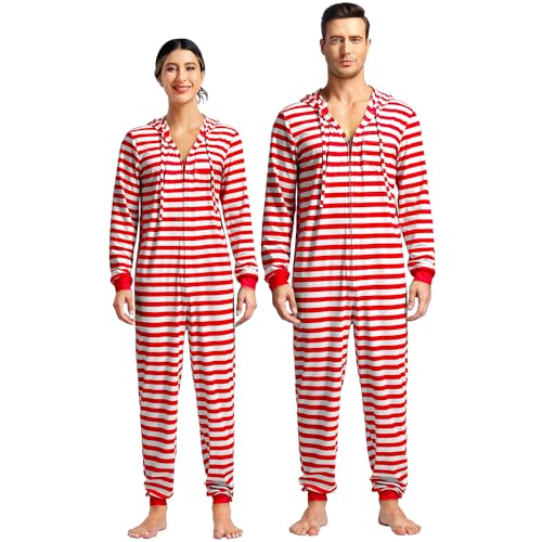 frawirshau Christmas Onesie Pajamas for Adults3