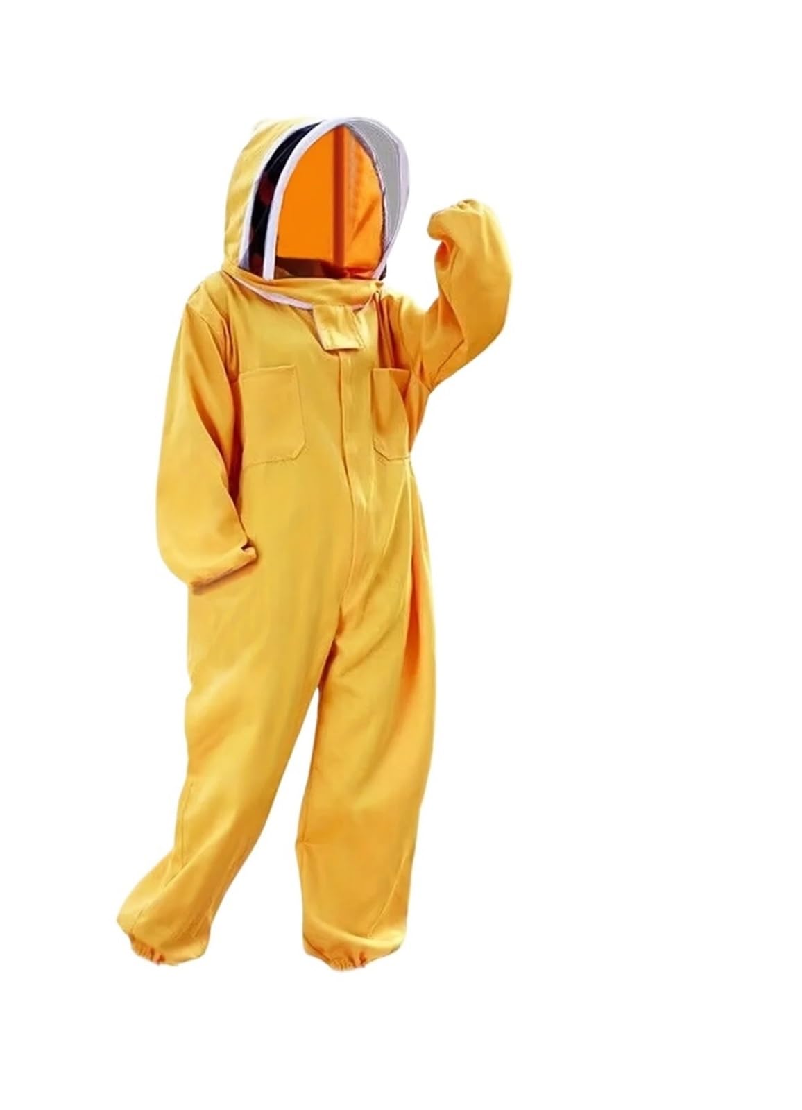 Traje de Apicultura 1 Juego de Traje de Abeja Profesional for Hombres y Mujeres, Traje Completo de cultor con Malla de Velo de esgrima, Capucha ventilada(XX-Large)