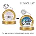 BENECREAT 18-Gauge Tarnish Resistant Gold Wire, 33-Feet/11-Yard Jewelry Beading Wire for Bracelet Necklace Jewelry Making
