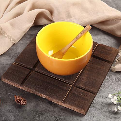 3 Pcs Wooden Kitchen Trivets for Hot Dishes Countertops Trivets Stove Trivets Dining Table Vintage Wood Trivet Decorative Pot Trivet