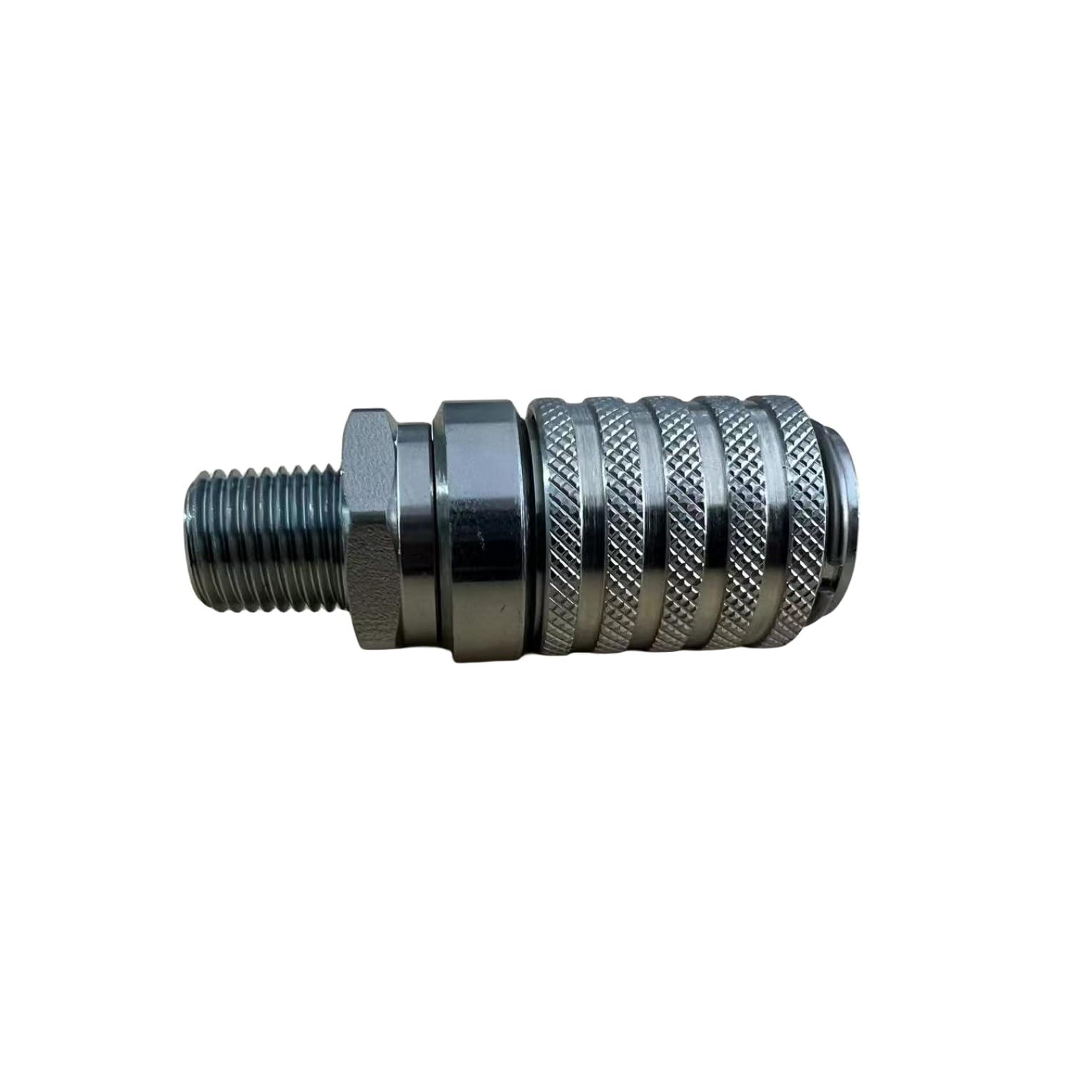 PD243 Series PK Style Steel Test Port and Diagnostic Equipment Quick Connect Coupler with Male Pipe Thread 1/8