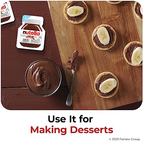 Nutella Hazelnut Spread Single Serve Mini Cups, 120 Packs, Baking Supplies, Great For Restaurants And Bakeries, 62.4 Oz Total #TOP3