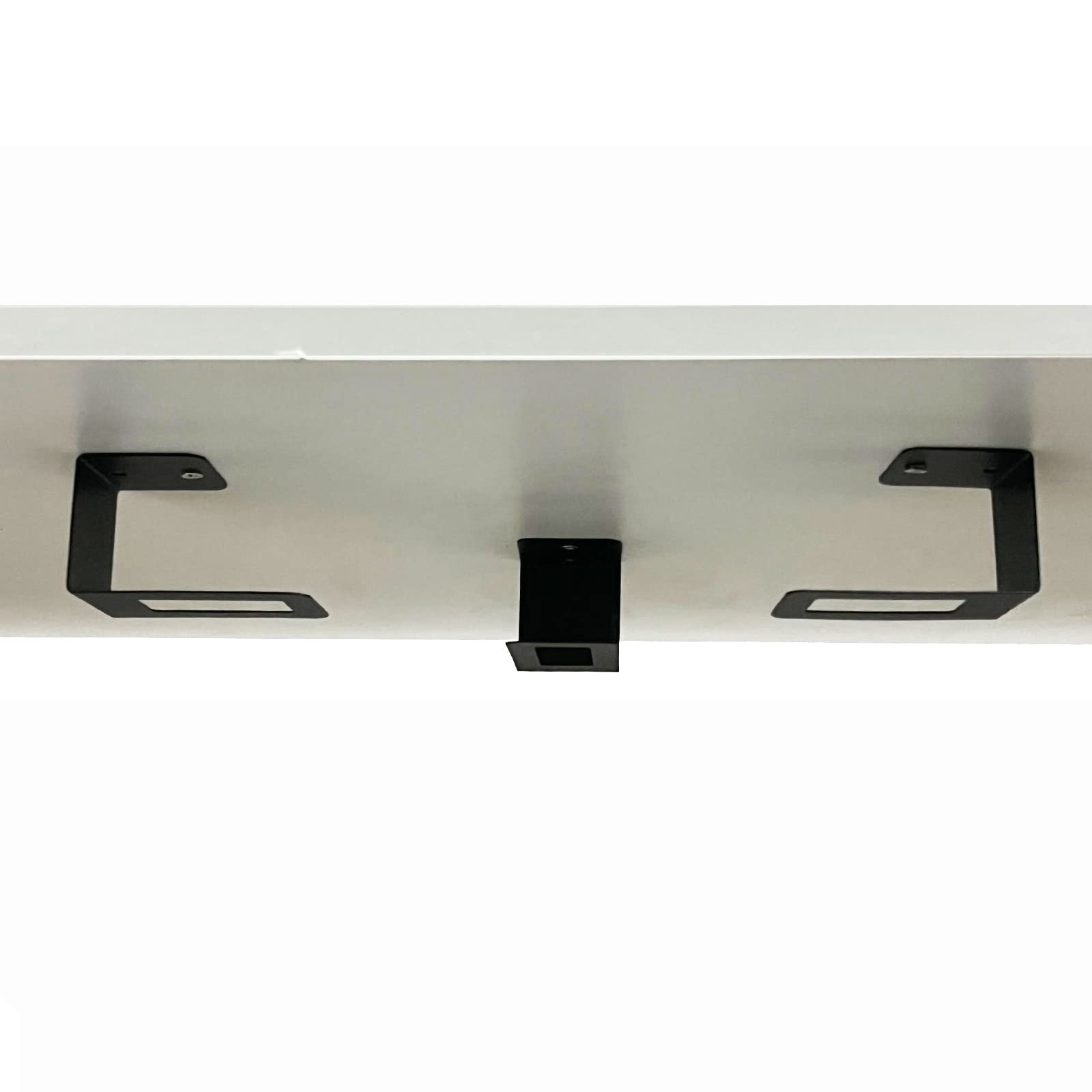 Supporto Sottoscrivania Per Laptop - Organizer In Acciaio, Per Dispositivi Fino A 5cm