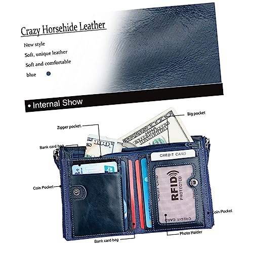 Portefeuille en cuir à fermeture éclair LIFKOME pour homme ultra sécurisé - 5