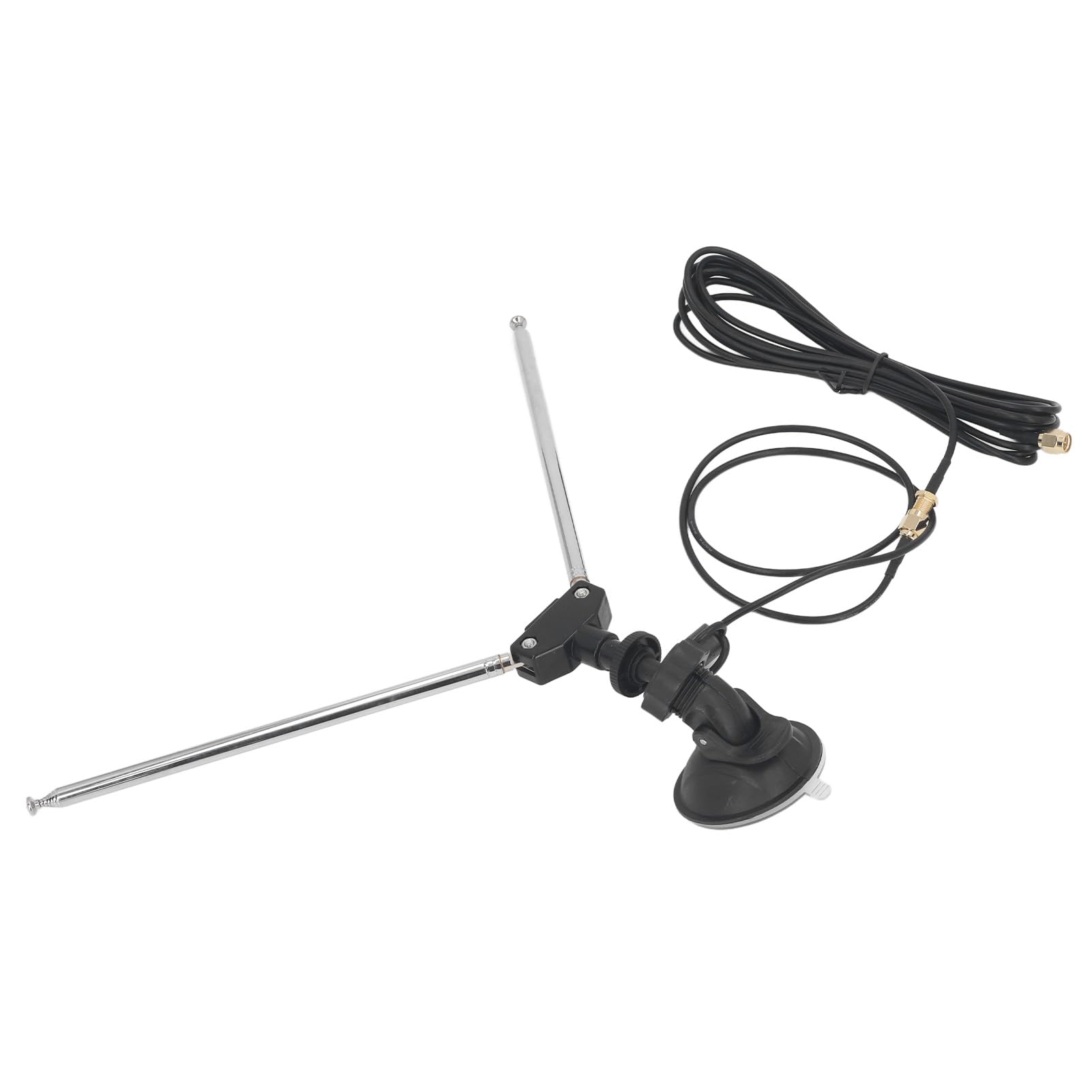 Antenne Récepteur SDR, Antenne Dipôle Polyvalent Câble Dipôle SMA Connecteur Mâle avec câble RG174 de 60 cm Antenne Télescopique Portable pour Les Débutants Intérieurs Extérieurs