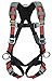 Full Body Harness, XL, 400 lb, Red