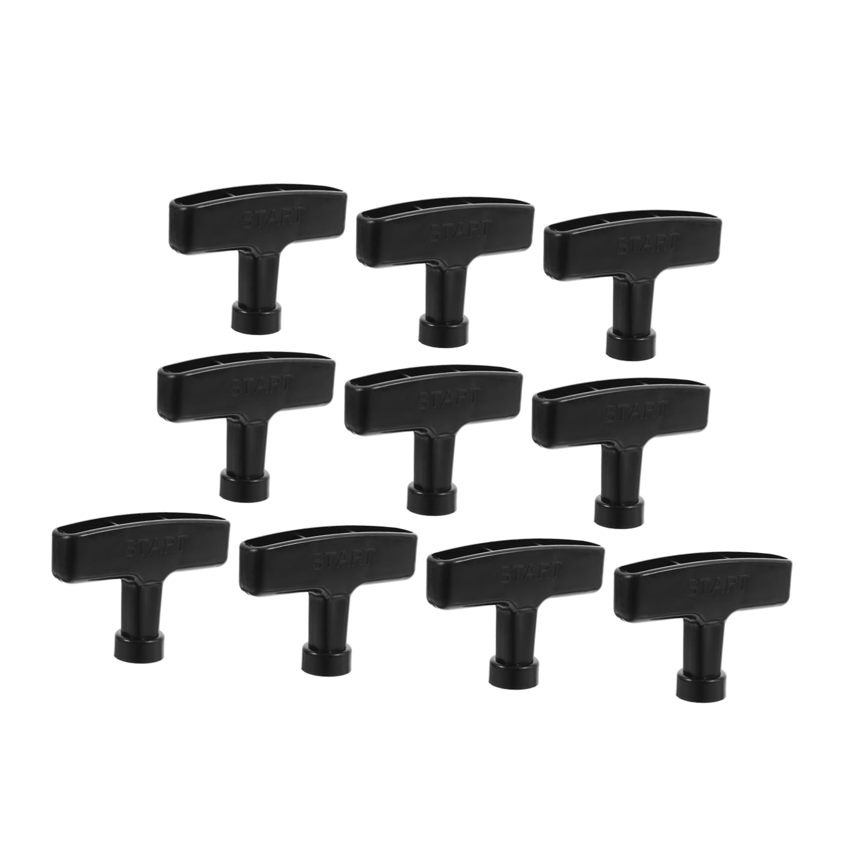 Abaodam 10Pcs Pull Start Starter Handle for Engine Accessories Durable Replacement for Lawn Mowers Generators Chainsaws Water Pumps and More