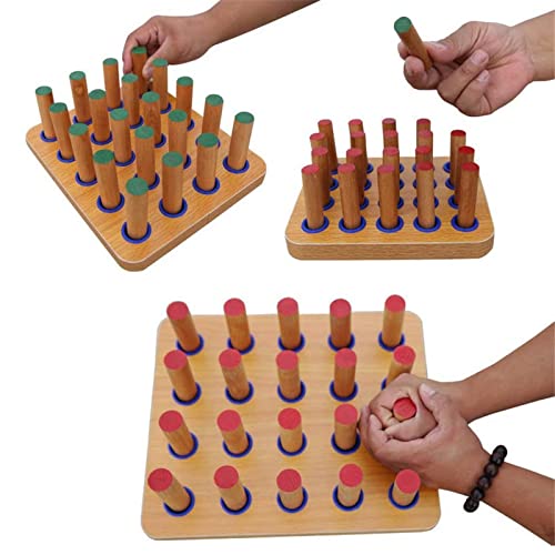 Rééducation AVC de la main avec planche flashboard et bâtons de bois S