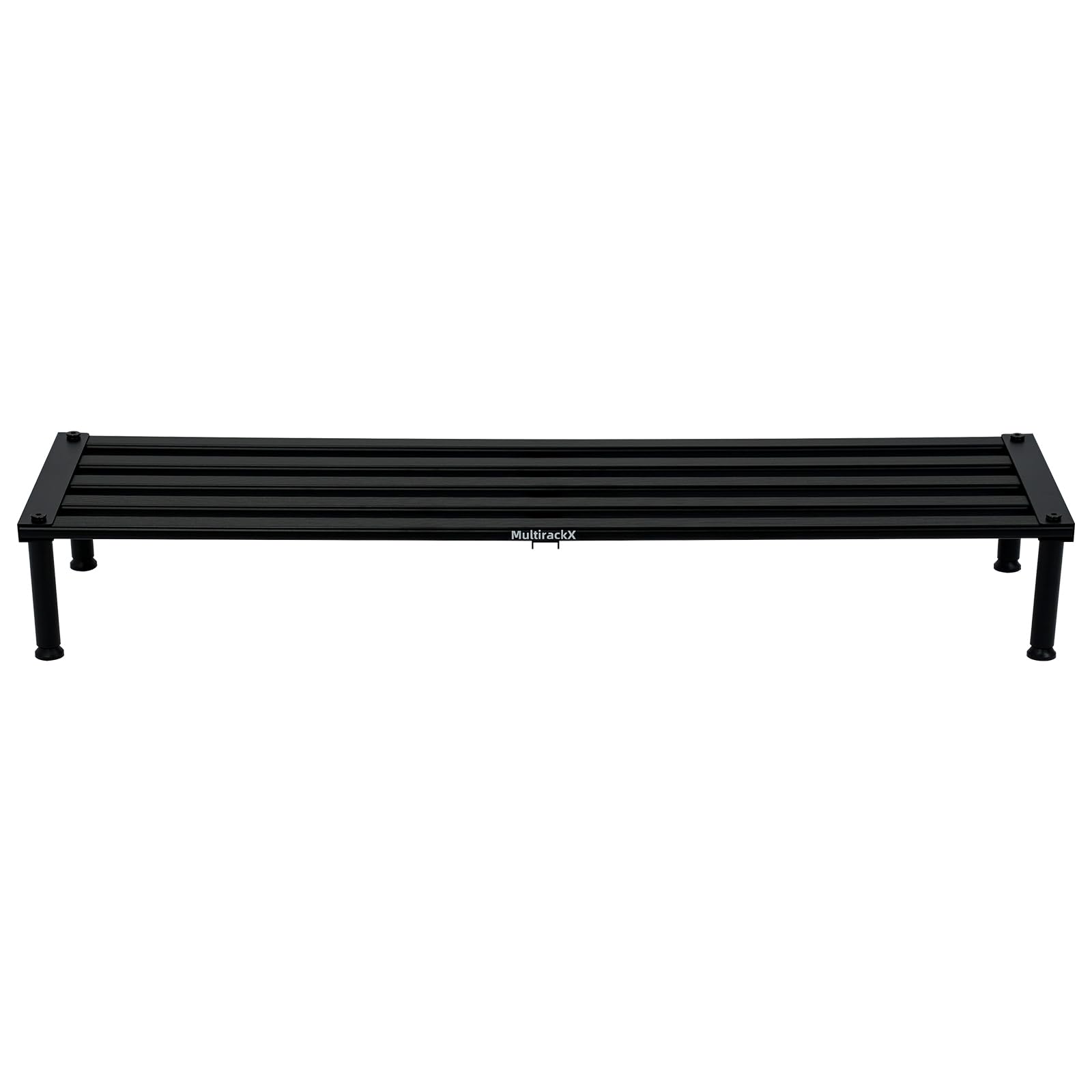 Metalowy stojak na rośliny, nierdzewny aluminiowy stojak ekspozycyjny, stojaki na rośliny, stojaki dekoracyjne do salonu, ogrodu, na balkon, patio, czarny, 100 cm niski)
