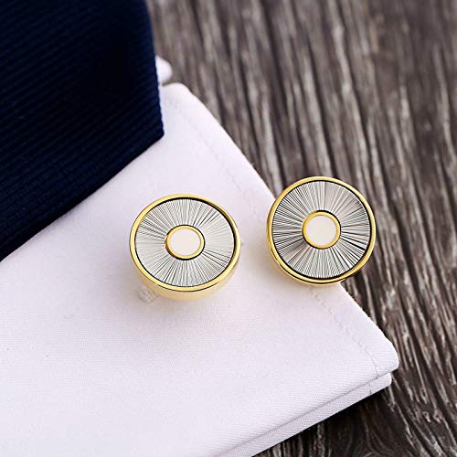 Mancuernillas para Hombre Set de Boda Acero miniatura 6
