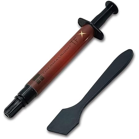 Amazon Com Thermalright Tfx Thermal Compound Paste 14 3 W Mk Carbon Based High Performance Heatsink Paste Cpu For All Coolers Interface Material 2 G With Tool Computers Accessories