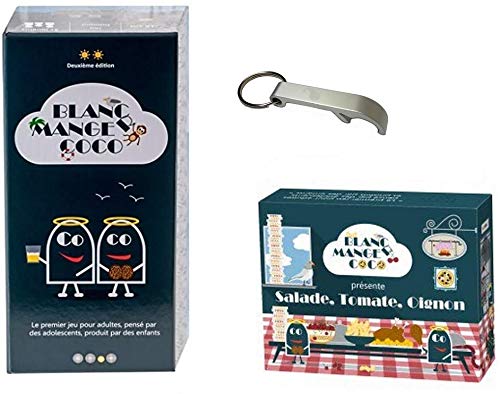 Pack Jeu Blanc Manger Coco + Extension Salade Tomate Oignon + 1 Décapsuleur Blumie