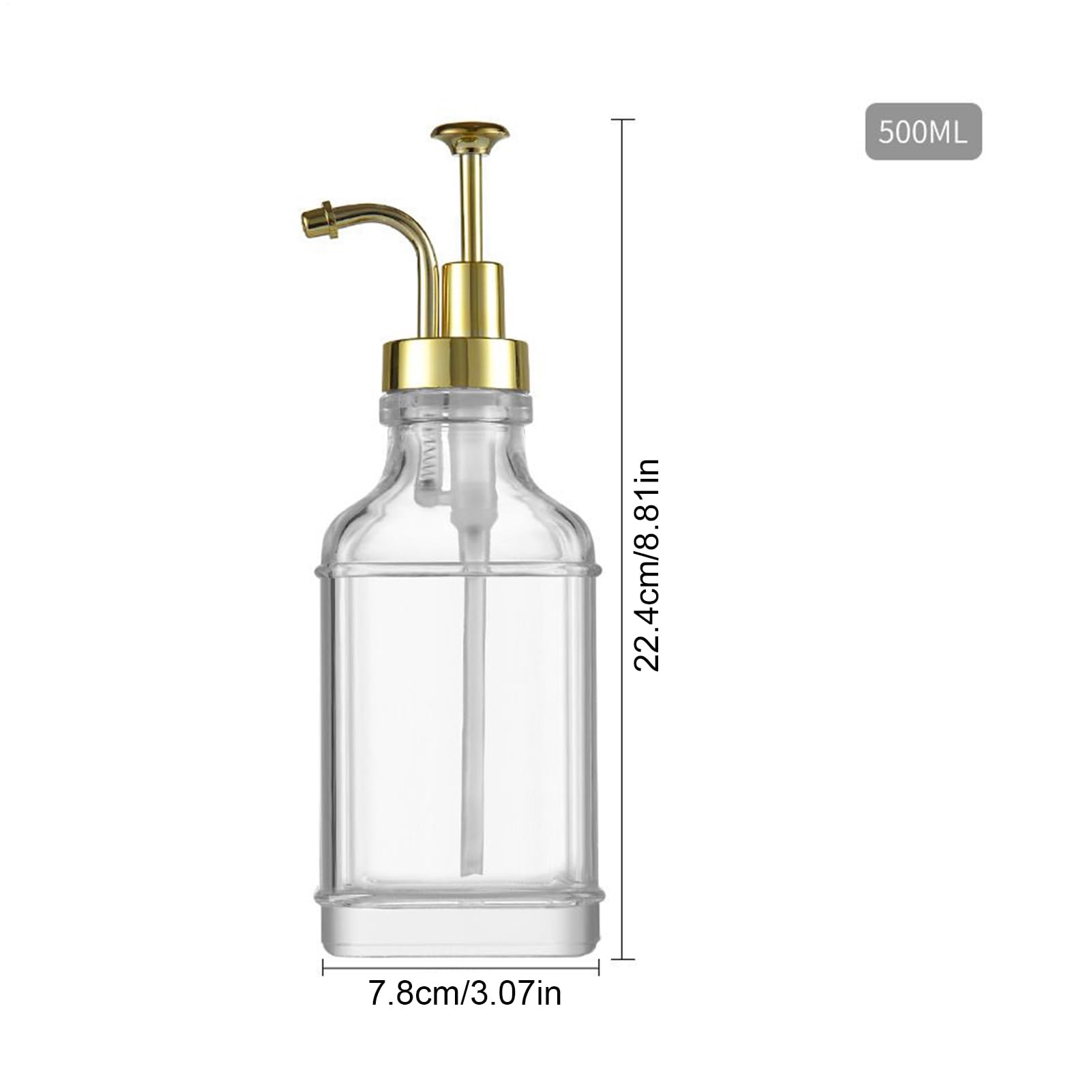 Dozownik syropu kawowego Szczelne etykiety z przezroczystego szkła | Dozownik syropu przeznaczony do stosowania w kawiarni do mydła, ketchupu, sosów, domowych baristów, miłośników napojów,