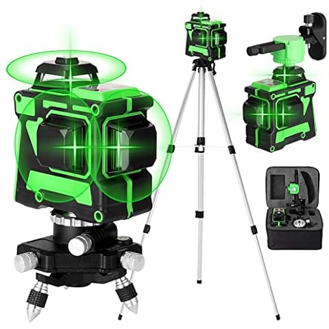 Nivel Láser Verde KKnoon 360 ° 12 Líneas Autonivelante Cover