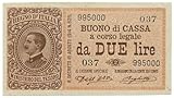 Certificato di attribuzione e provenienza: Tutti i nostri biglietti vengono esaminati da un esperto che emette un certificato digitale che ne descrive le caratteristiche fondamentali e indica il preciso stato di conservazione, descrivendo dettagliatamente qualsiasi imperfezione. Un ulteriore certificato cartaceo viene fornito per biglietti di almeno 20€.