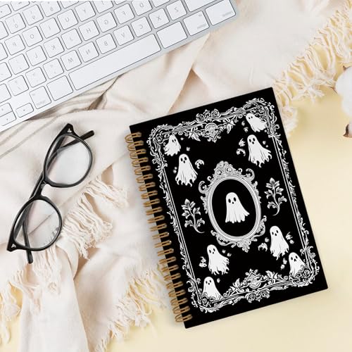 Carnet spirale Gothic Ghosts format A5 pour notes quotidiennes