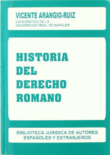 Historia del Derecho romano (Biblioteca de autores españoles y extranjeros)