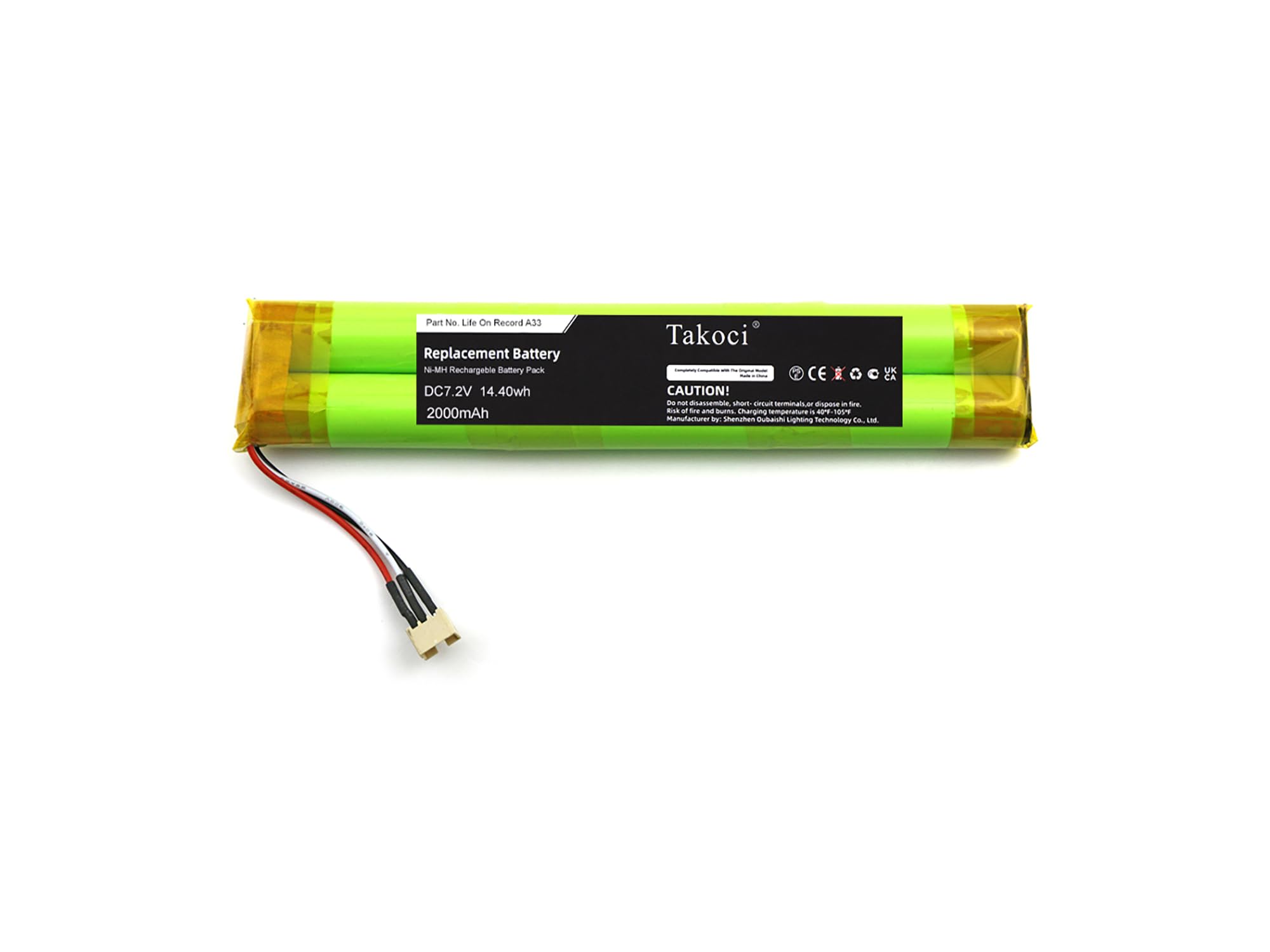 Gikysuiz 2000mAh Replacement Battery for TDK Life On Record A33 Wireless Bluetooth Speaker