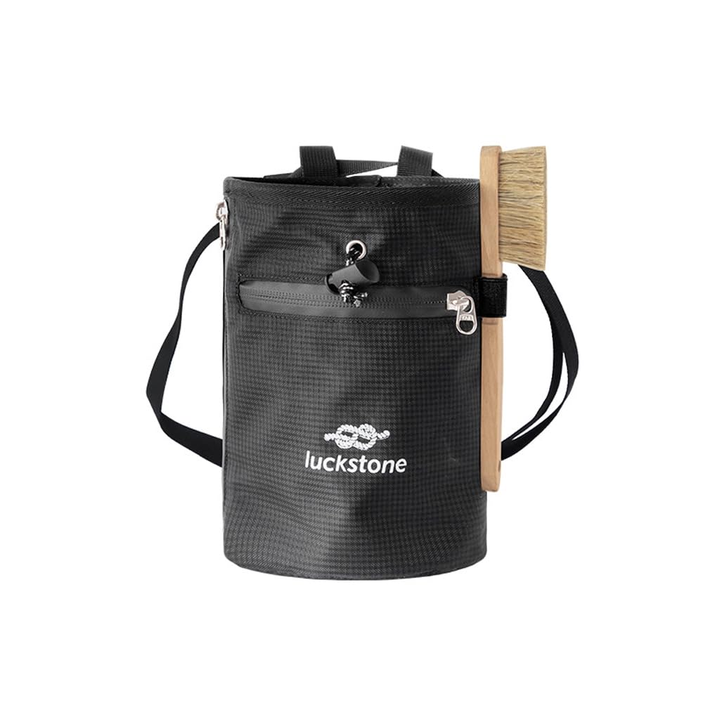 Bolsa de Almacenamiento de Polvo de Magnesio para Escalada y Levantamiento de Pesas con Cepillo