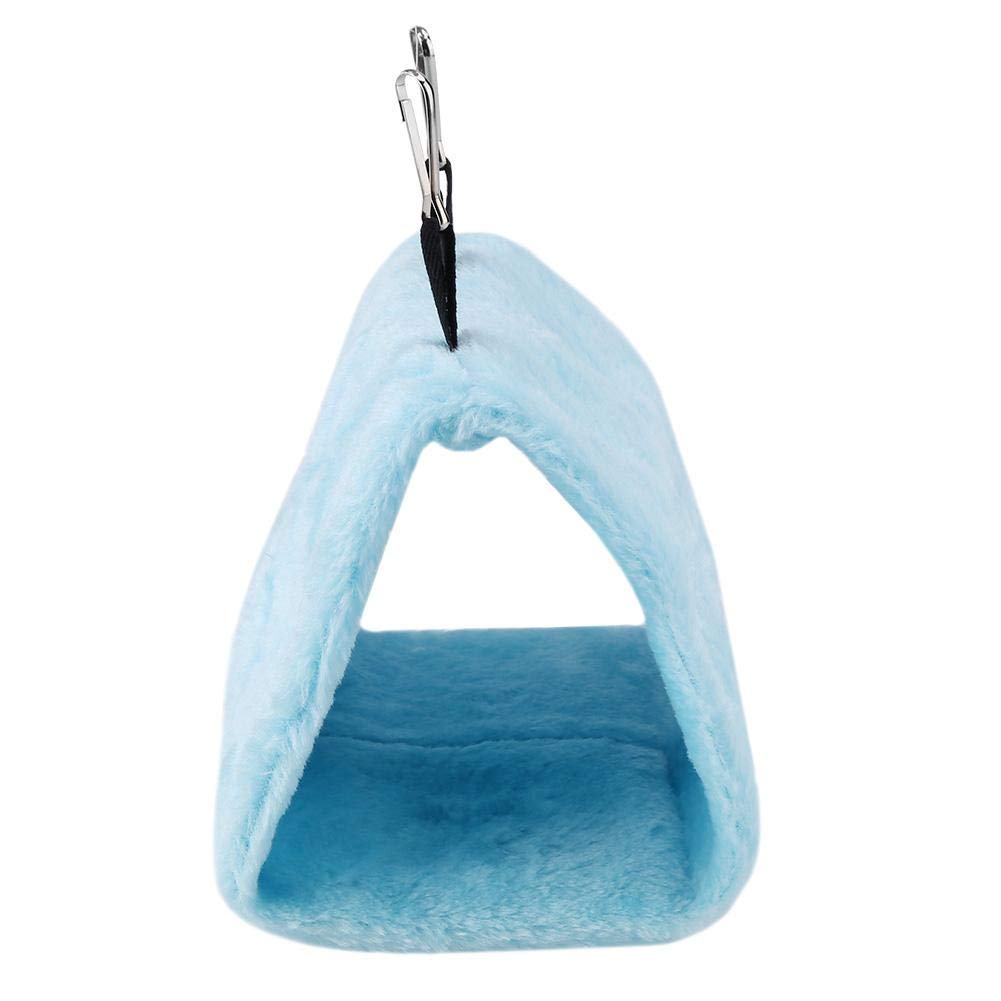 Cusco For soft plush nests, bird hammock, hanging cages, winter warm beds, hanging tents, tents, parrots(blue, M)