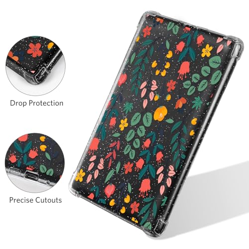 Image of CoBak Case for 6 inch E-Reader Cases (2024 & 2022, 11th Gen) - Ultra-Slim Soft TPU Transparent Cover?Lightweight & Durable Protector,Floral
