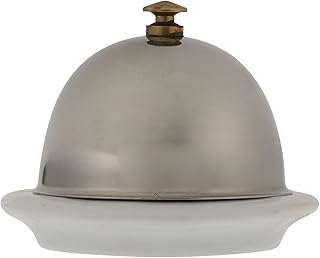 Butter Dish for Countertop Ceramic Butter Plates with Stainless Steel Lid Beef Tallow Storage Bowl Butter Dish Beef Fat Tray Resturant Serving Plates 1pc Butter Container,Butter Storage