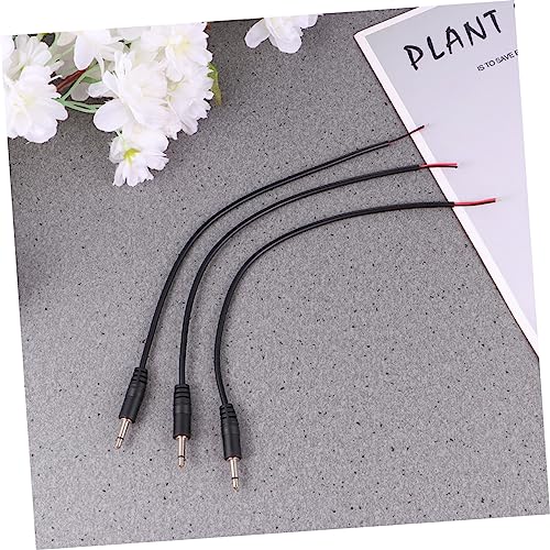HOMSFOU 10-Pack Cable de Audio 3.5mm Stereo Jack miniatura 4